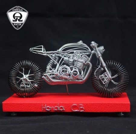 Motorcycle wire model