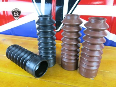Motorcycle rubber shock covers