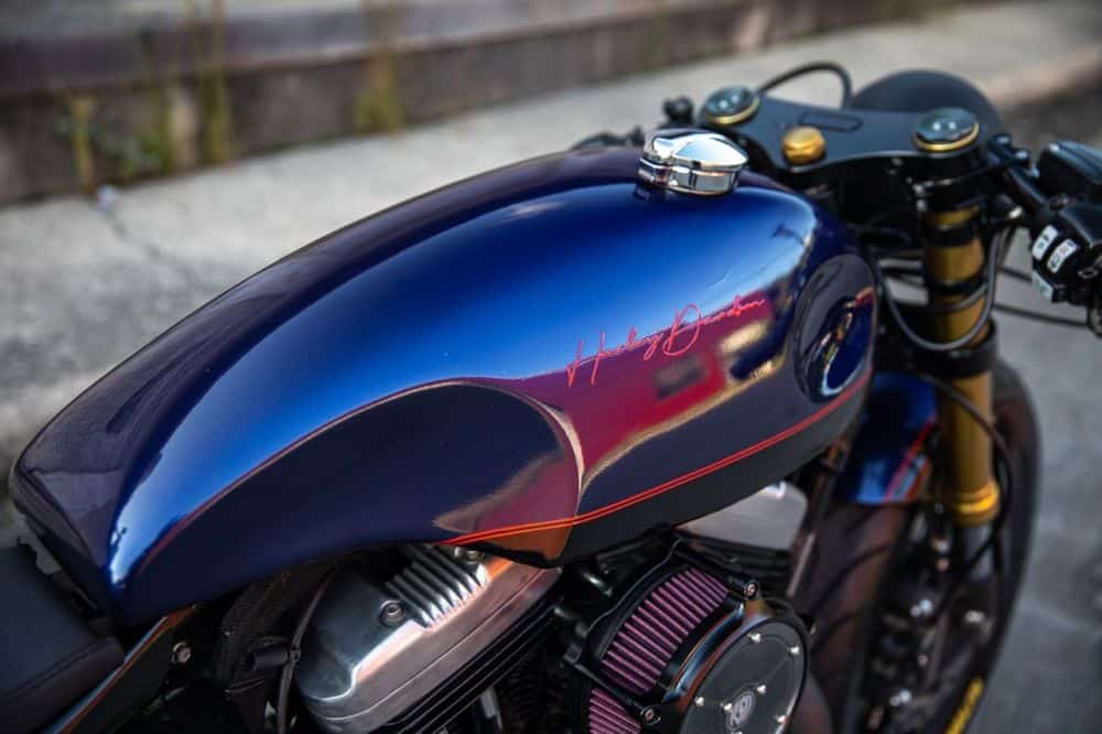 Harley Sportster Custom Tank | Mugello Aluminium Fuel Tank | Omega Racer