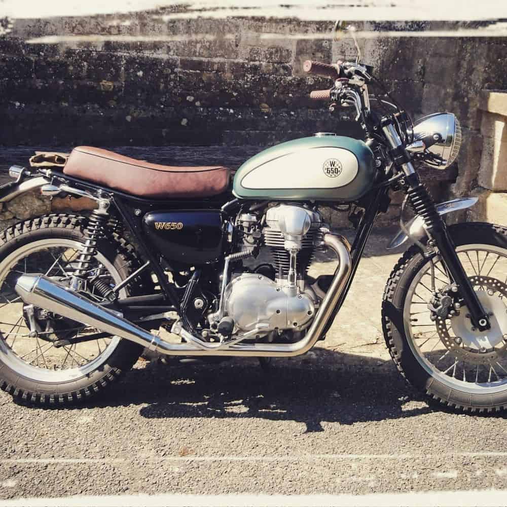 Kawasaki W650/W800 | Scrambler Seat | Omega Racer