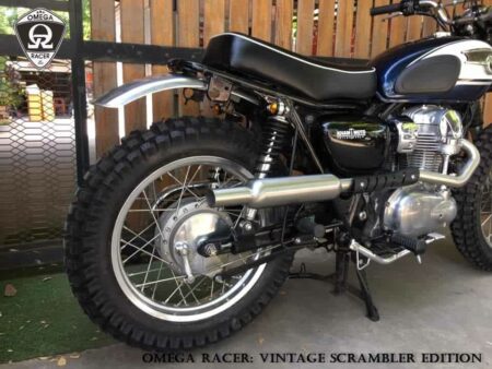 Kawasaki W650/W800 - Vintage Scrambler Rear Fender