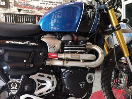 H-Pipe/ De-Cat for Triumph Scrambler 1200