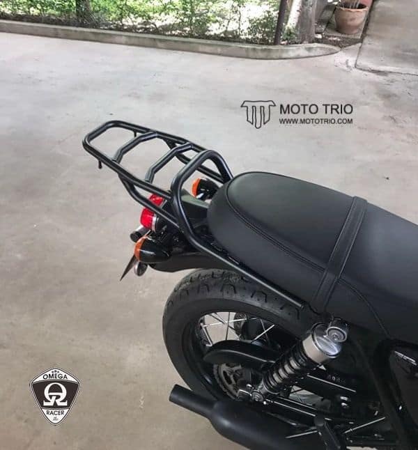 Triumph t120 luggage rack hotsell