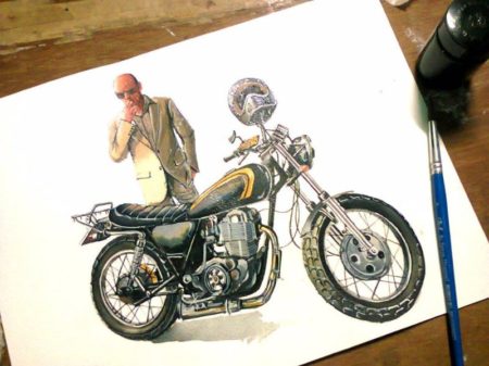 Motorcycle art