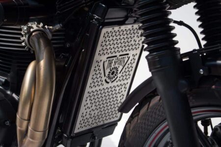 Motorcycle cooler guard