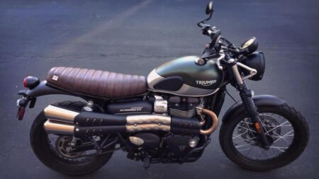 Triumph Street Scrambler - JP Custom Seat 