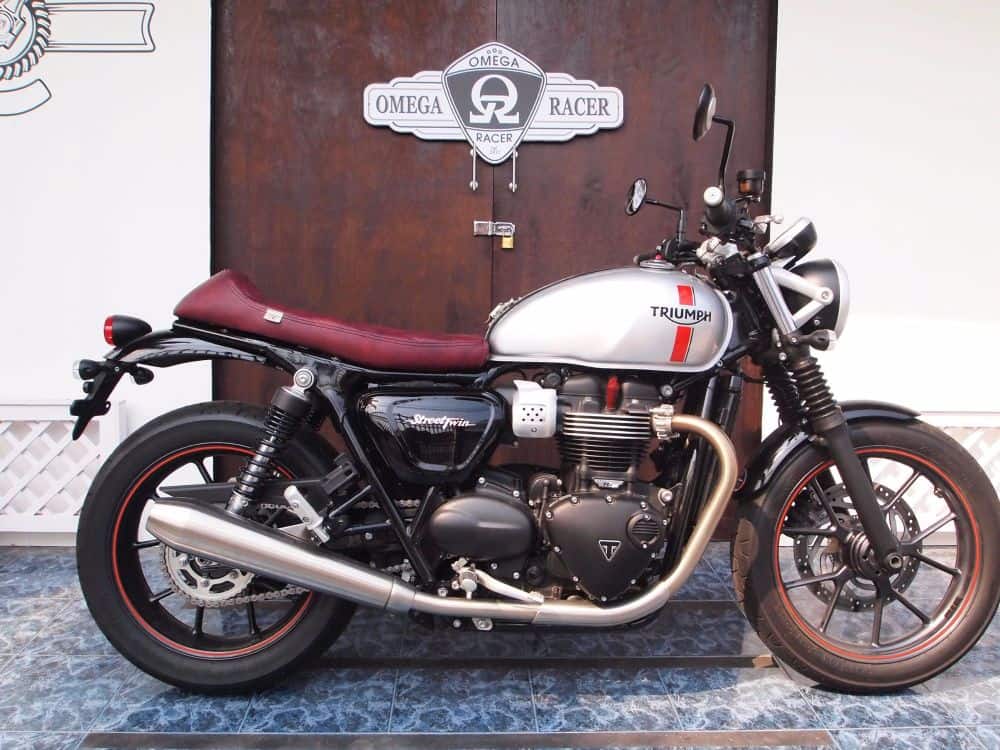 Retro Cafe Seat Triumph Street Twin T120 Omega Racer