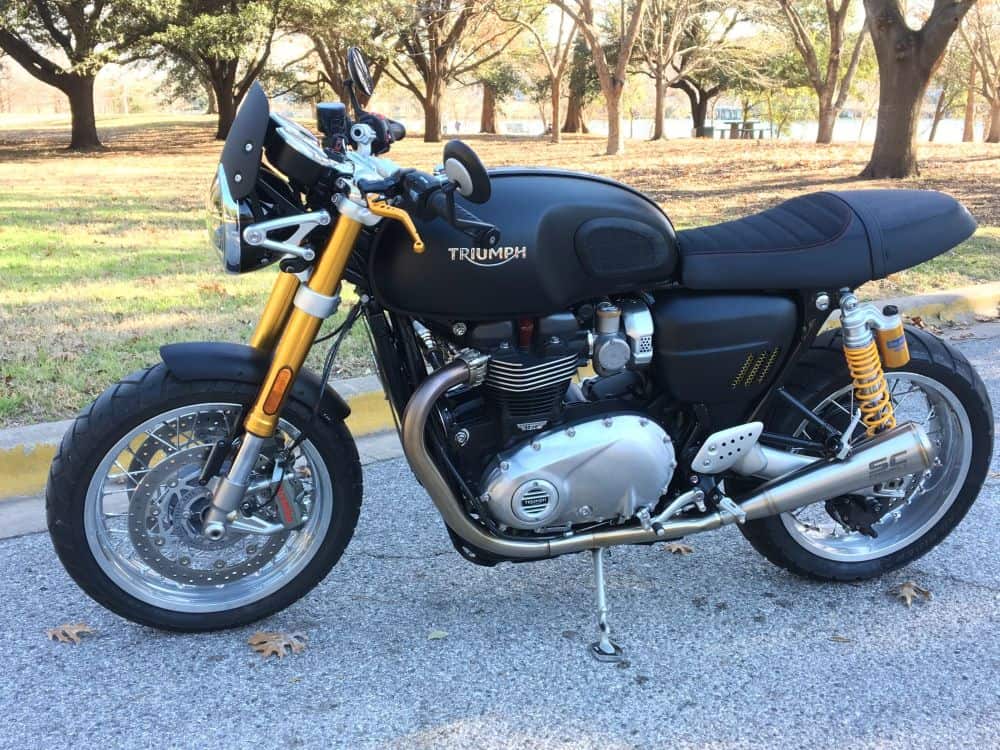 Triumph deals thruxton cover