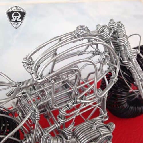 Handmade Motorcycle Wire Sculpture – BOMONSTER