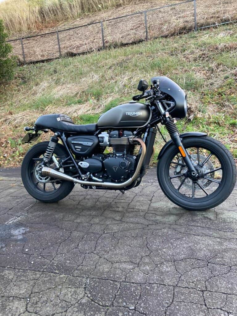 Step Cafe Seat Triumph Street Twin T120 Omega Racer