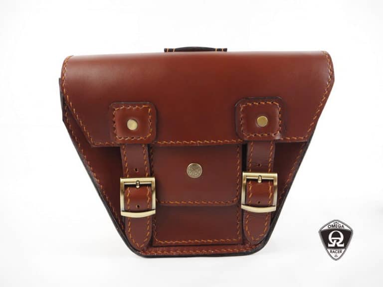 Leather Side Bag | Universal Fit | Omega Racer