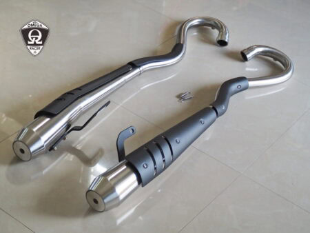 Kawasaki W650/W800 - Full Exhaust System - Double Scram