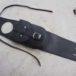 Kawasaki W650/W800 - Genuine Leather Tank Strap and Pouch