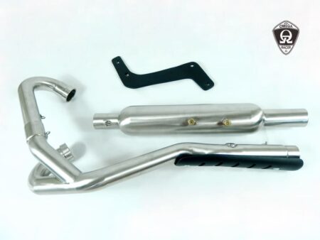 Kawasaki W650/W800 - 2-in-1 Scrambler Exhaust System