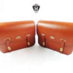 Leather side bag "Journey" (with rack)