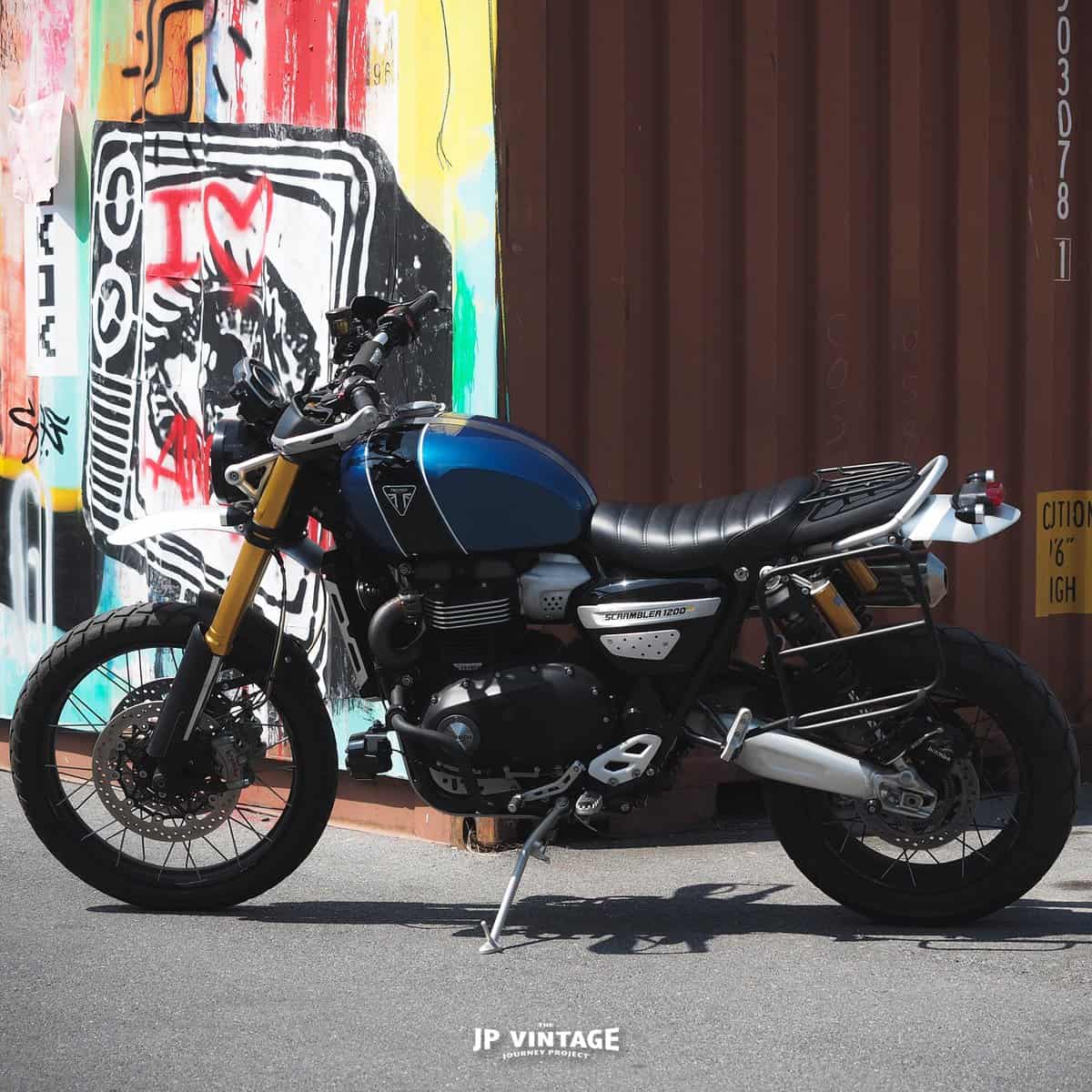 Tail Rack Seat Triumph Scrambler 1200 XC XE Omega Racer