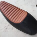 Triumph T120/newT100/ST/SC - Real Leather Seat - Elite - Solo Racer